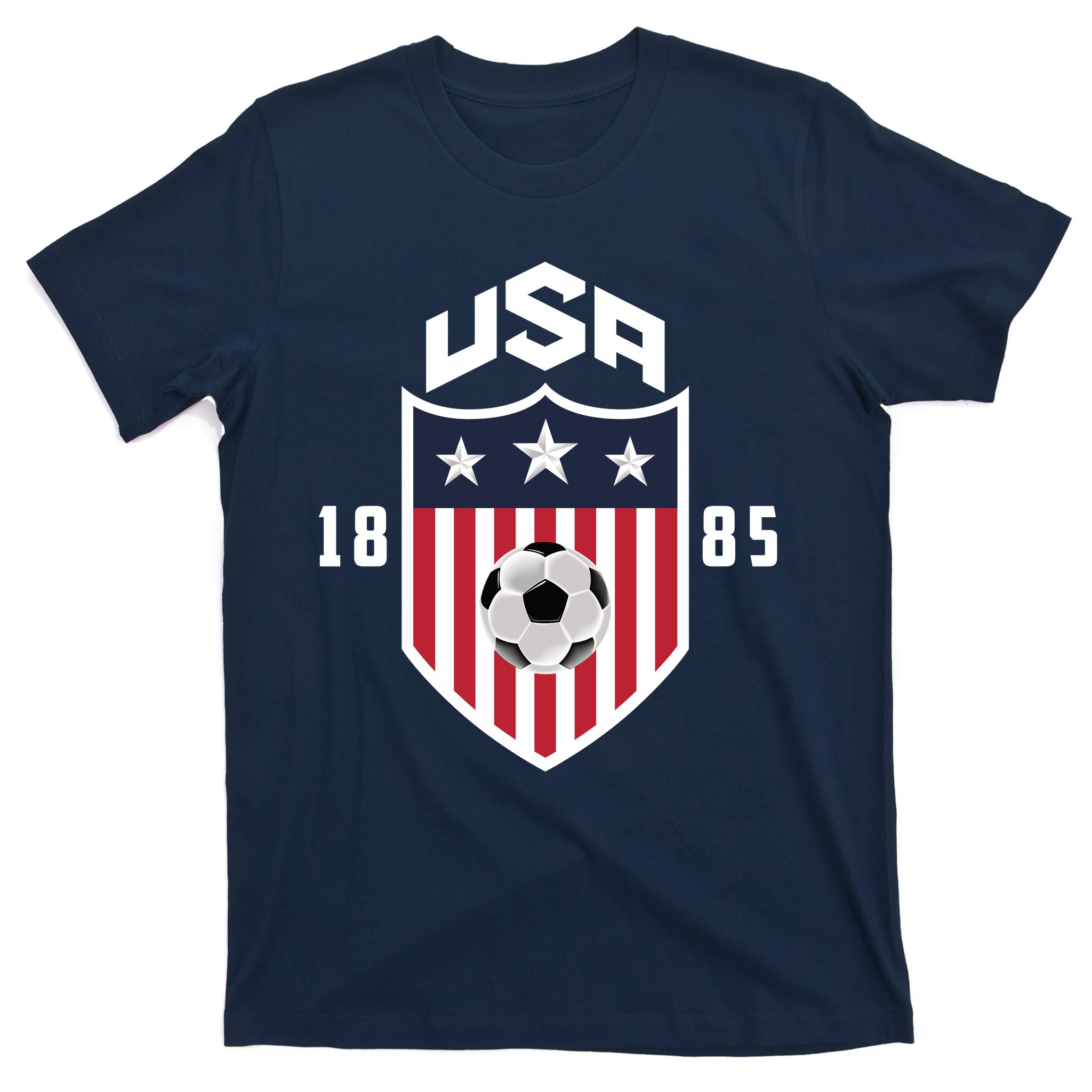 USA Soccer Team 1885 American US Soccer Team Fan T-Shirt | TeeShirtPalace