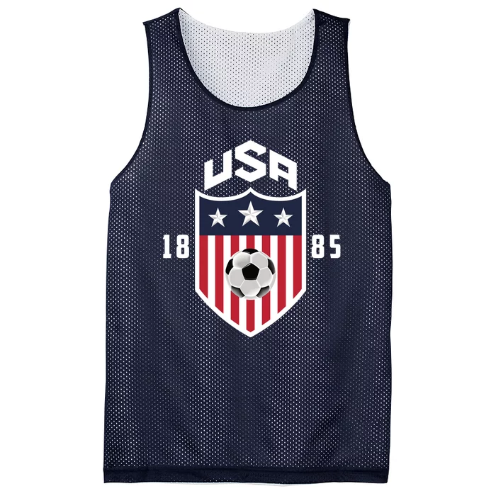 USA Soccer Team 1885 American US Soccer Team Fan Mesh Reversible Basketball Jersey Tank