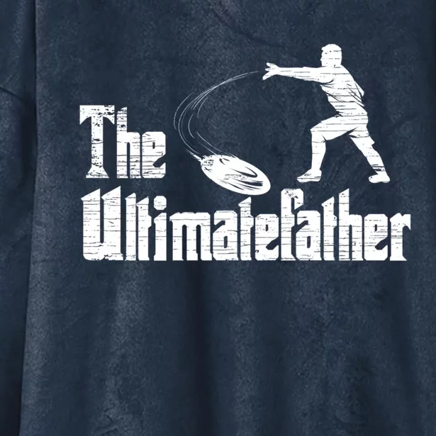 The Ultimatefather Ultimate Frisbee Gift Hooded Wearable Blanket