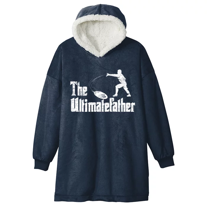 The Ultimatefather Ultimate Frisbee Gift Hooded Wearable Blanket