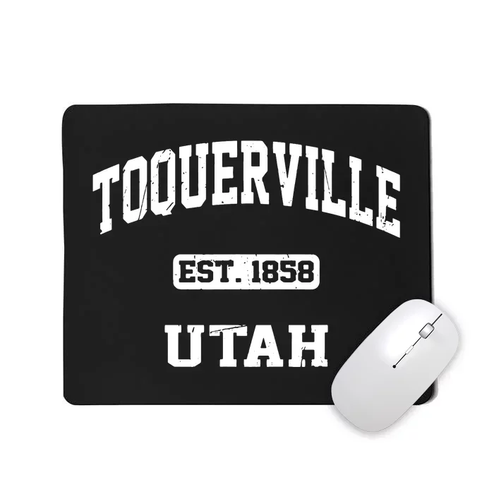 Toquerville Utah Ut Vintage State Athletic Style Mousepad