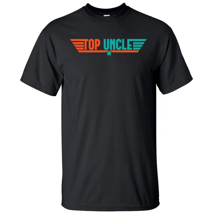 Top Uncle Worlds Best Uncle Vintage 80s 1980s Tall T-Shirt