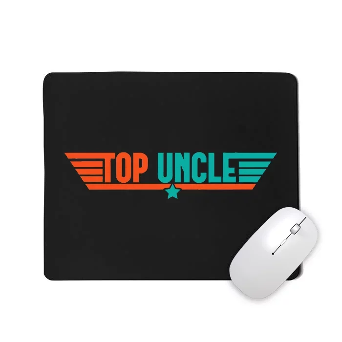 Top Uncle Worlds Best Uncle Vintage 80s 1980s Mousepad