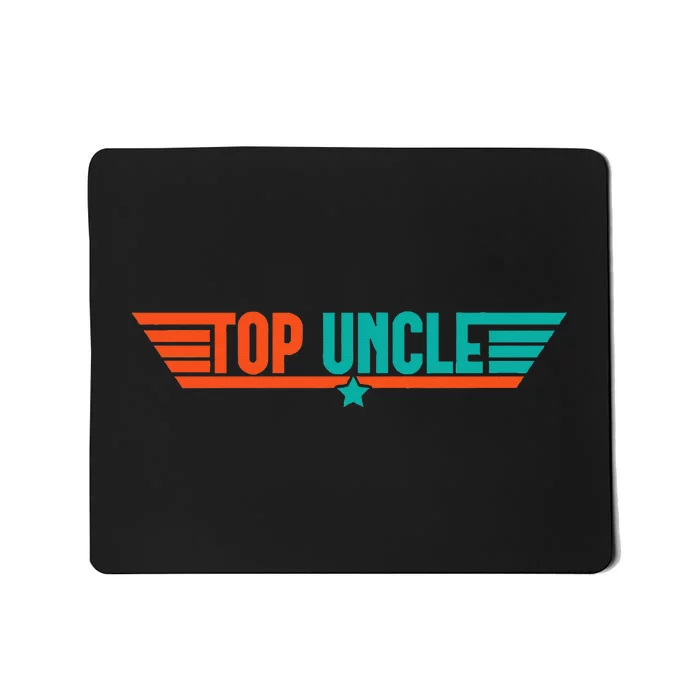 Top Uncle Worlds Best Uncle Vintage 80s 1980s Mousepad