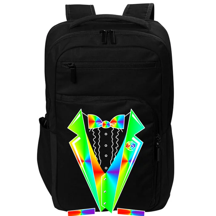 Tux Tuxedo With Pockets Rose Tie Dye Impact Tech Backpack