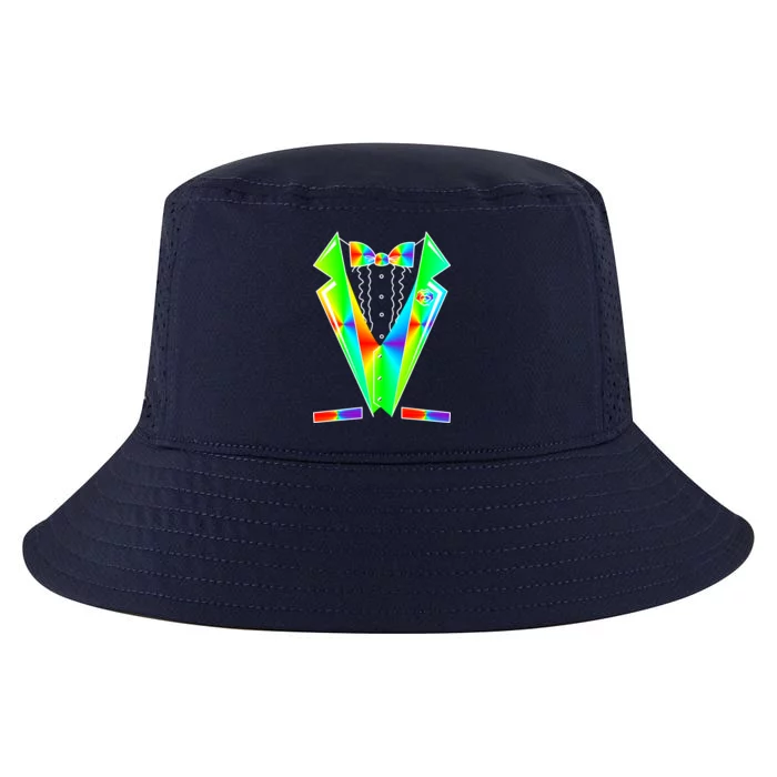 Tux Tuxedo With Pockets Rose Tie Dye Cool Comfort Performance Bucket Hat