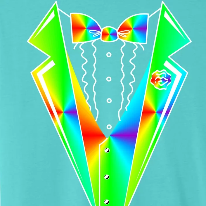 Tux Tuxedo With Pockets Rose Tie Dye ChromaSoft Performance T-Shirt