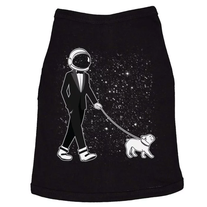 Tuxedo Astronaut Walking Dog Doggie Tank