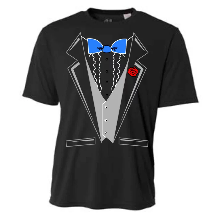 Tuxedo Suit Bachelor Party Cooling Performance Crew T-Shirt