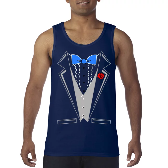 Tuxedo Suit Bachelor Party Tank Top