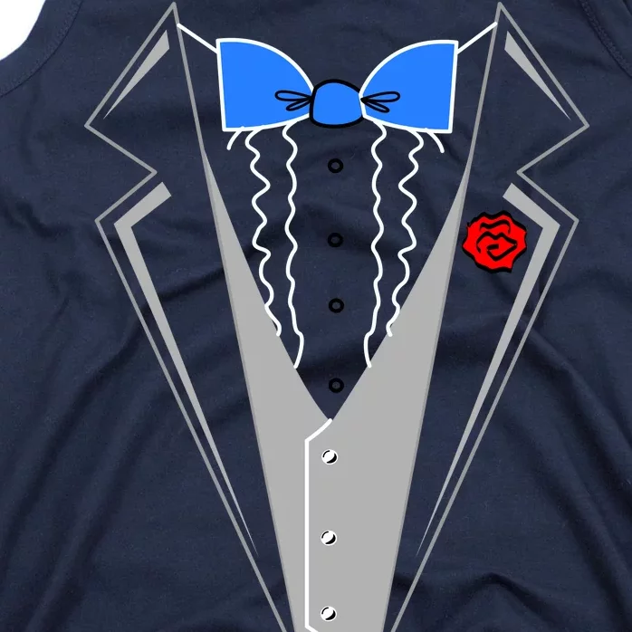 Tuxedo Suit Bachelor Party Tank Top