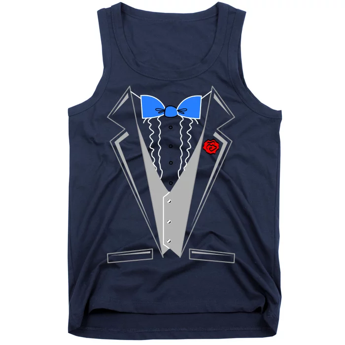 Tuxedo Suit Bachelor Party Tank Top