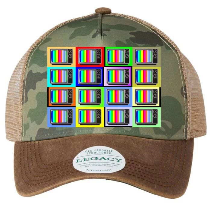 TV Screen No Signal Bars - Vintage Classic Legacy Tie Dye Trucker Hat