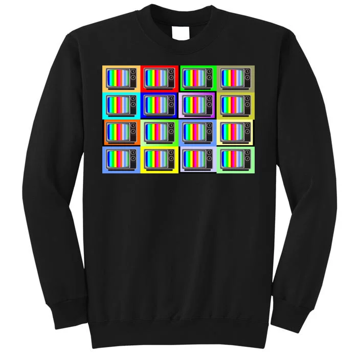 TV Screen No Signal Bars - Vintage Classic Sweatshirt