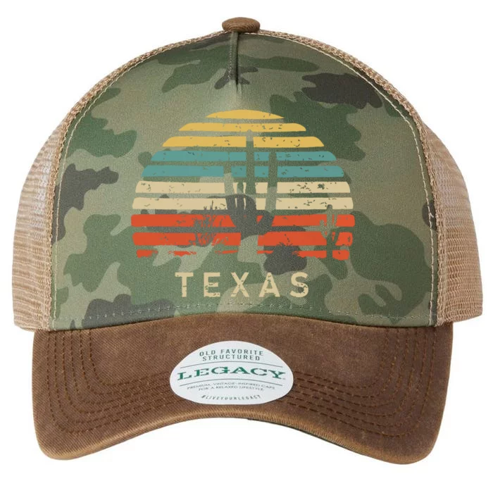 Texas Vintage 1980s Style Desert Legacy Tie Dye Trucker Hat