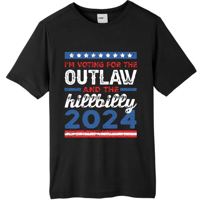 Trump Vance 2024 Donald Trump Jd Vance Outlaw Hillbilly ChromaSoft Performance T-Shirt