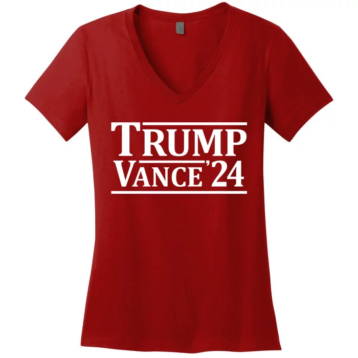 Trump Vance 24 Trump 2024 Women's V-Neck T-Shirt