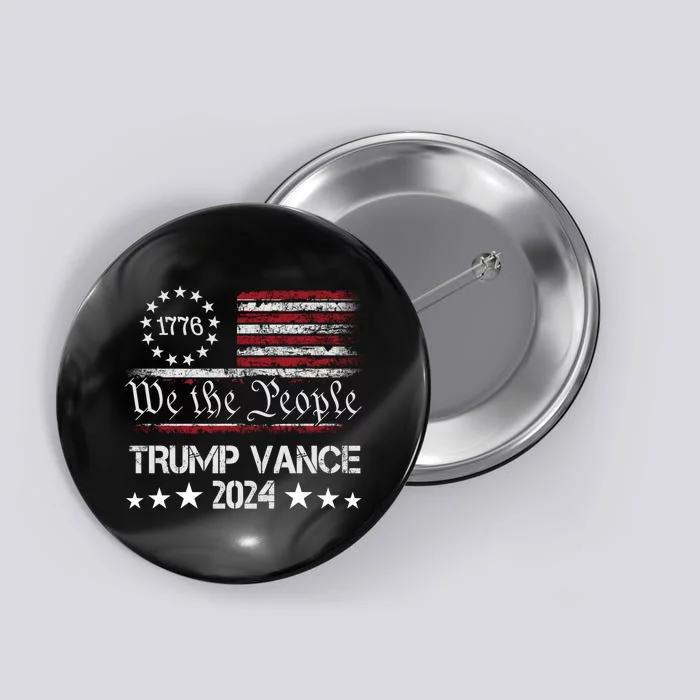 Trump Vance 2024 President Trump Supporter Reelection Button