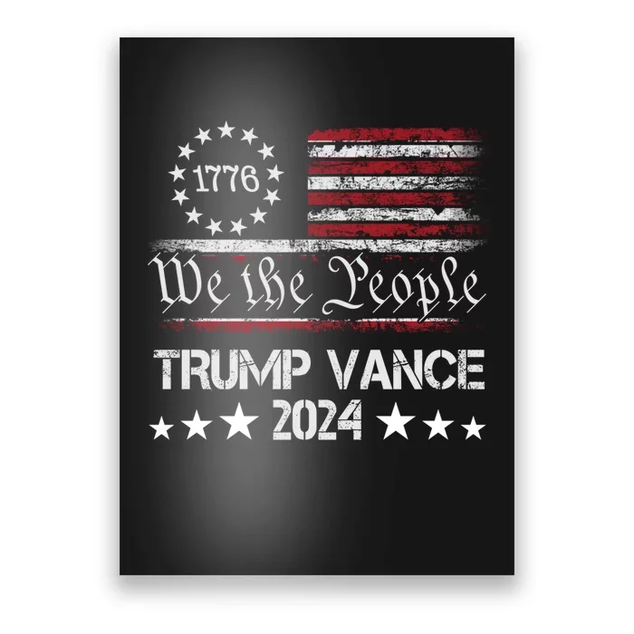 Trump Vance 2024 President Trump Supporter Reelection Poster