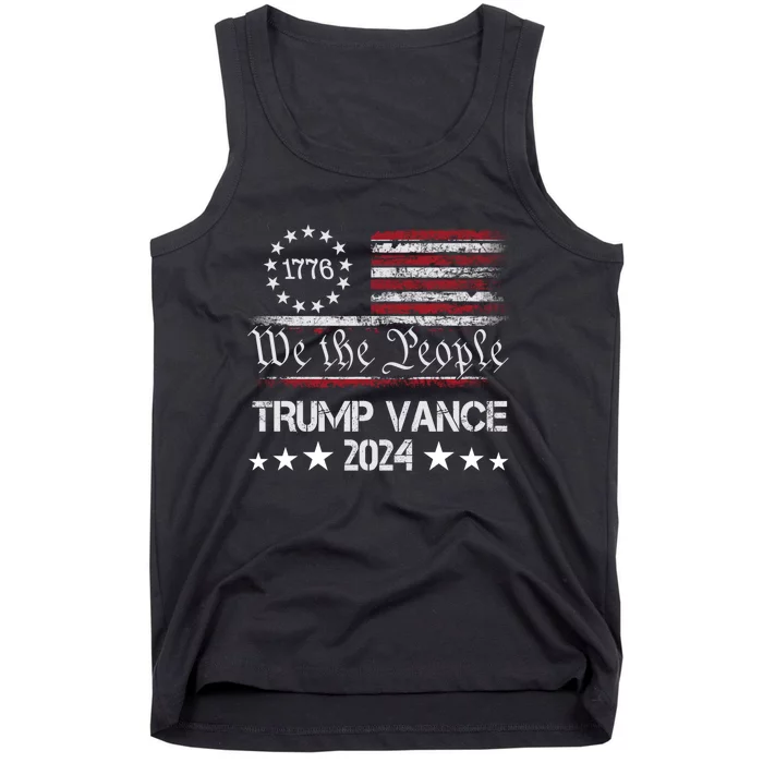 Trump Vance 2024 President Trump Supporter Reelection Tank Top