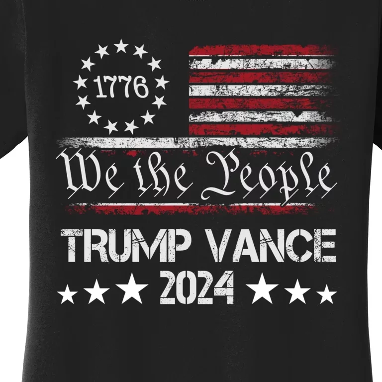 Trump Vance 2024 President Trump Supporter Reelection Women's T-Shirt