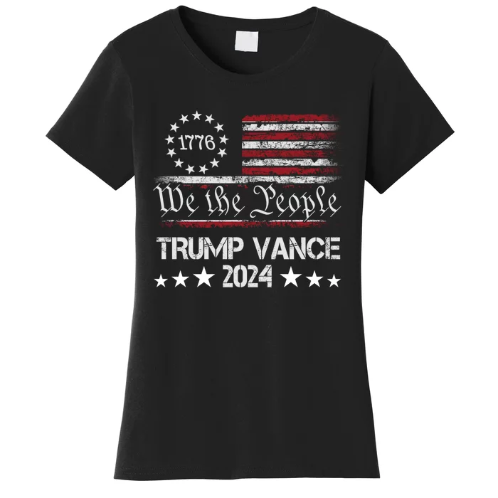 Trump Vance 2024 President Trump Supporter Reelection Women's T-Shirt