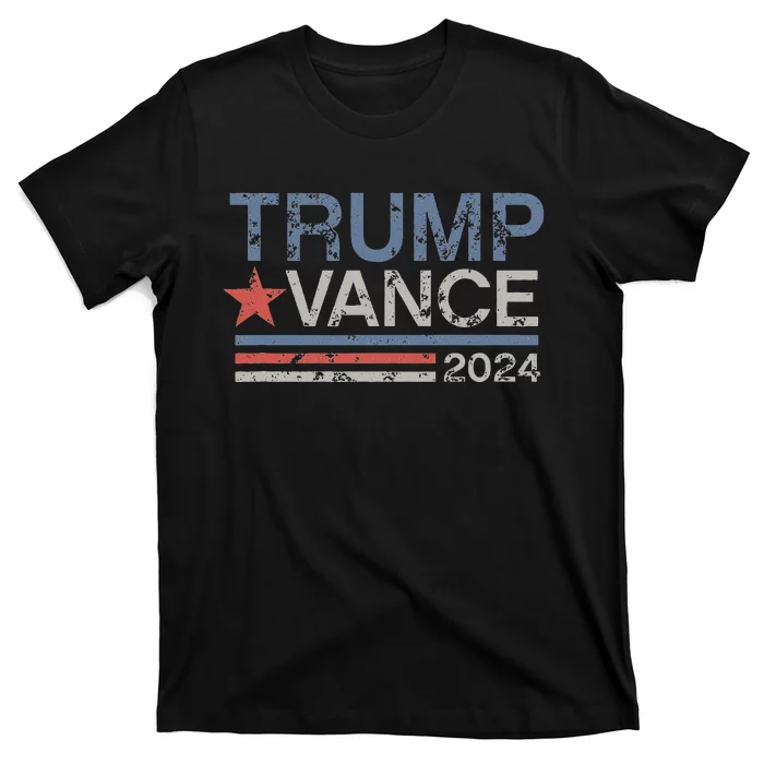 Trump Vance 2024 Retro Featuring Trump And Jd Vance T-Shirt