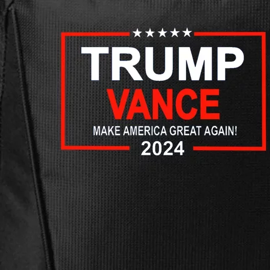 Trump Vance 24 Make America Great Again Usa Election City Backpack