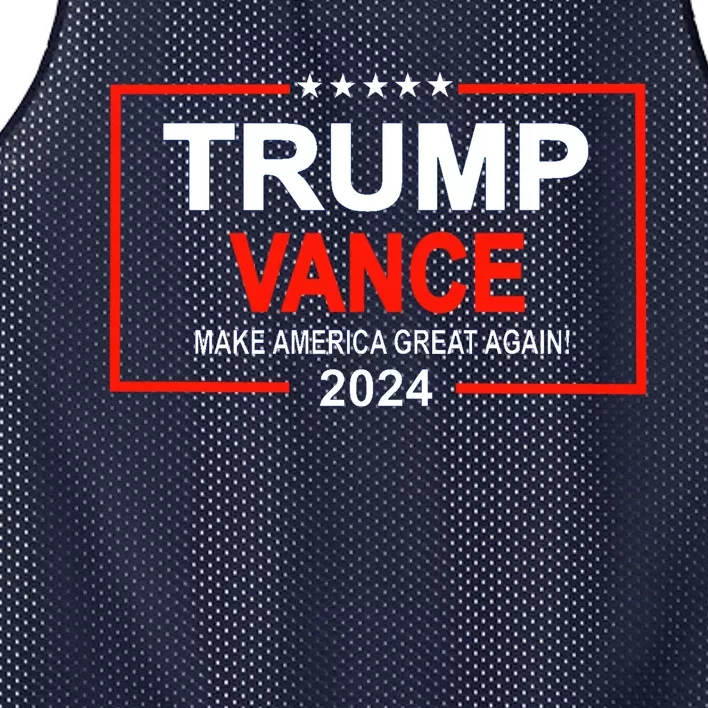 Trump Vance 24 Make America Great Again Usa Election Mesh Reversible Basketball Jersey Tank