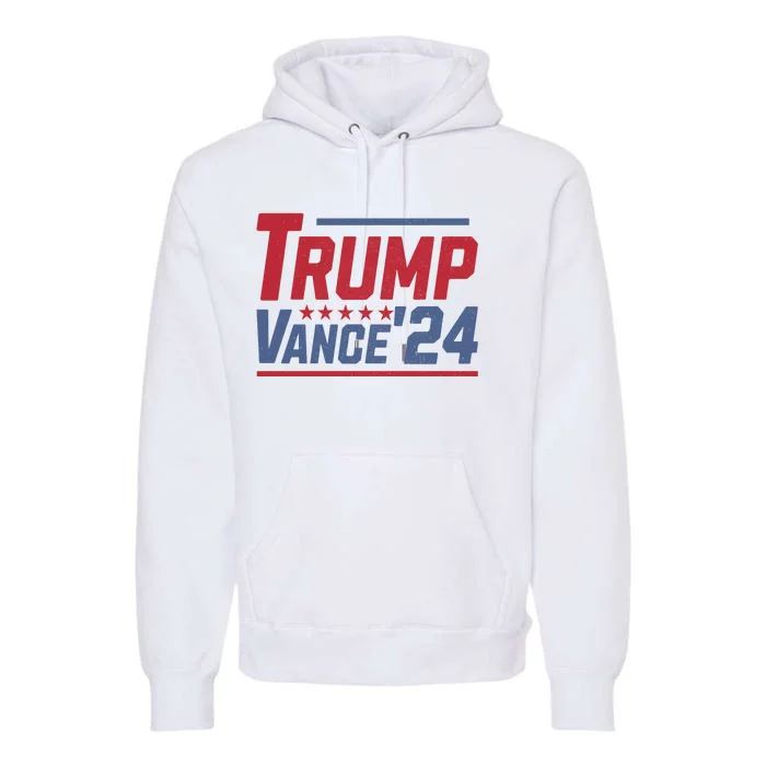 Trump Vance 2024 Donald Trump Funny Gifts Take America Back Premium Hoodie