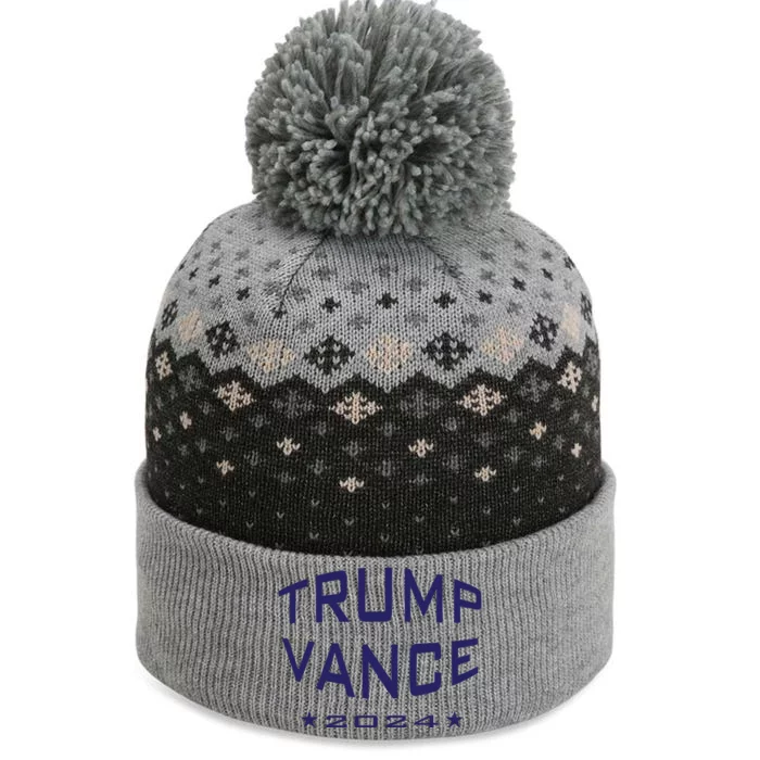 Trump Vance 2024 Gift The Baniff Cuffed Pom Beanie