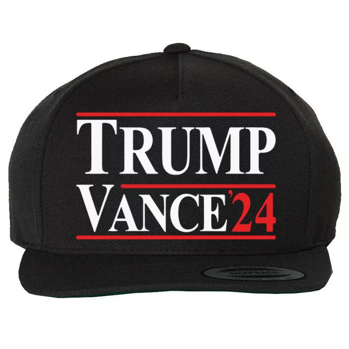 Trump Vance 24 Wool Snapback Cap