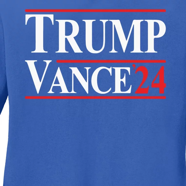 Trump Vance 24 Ladies Long Sleeve Shirt