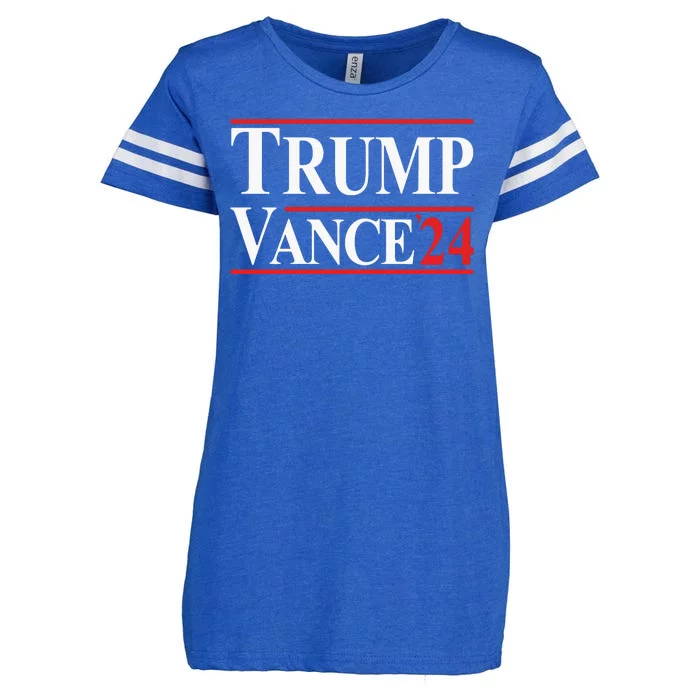 Trump Vance 24 Enza Ladies Jersey Football T-Shirt