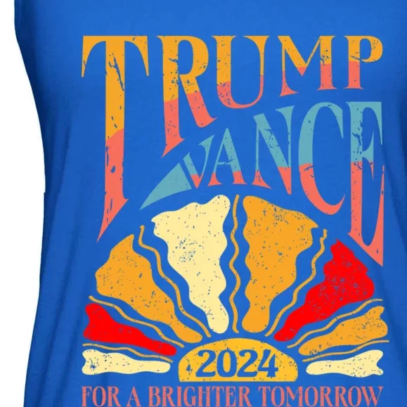 Trump Vance 2024 President Vote For A Brighter Tomorrow Ladies Essential Flowy Tank