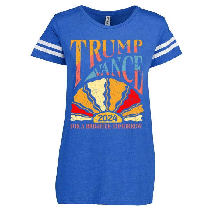 Trump Vance 2024 President Vote For A Brighter Tomorrow Enza Ladies Jersey Football T-Shirt