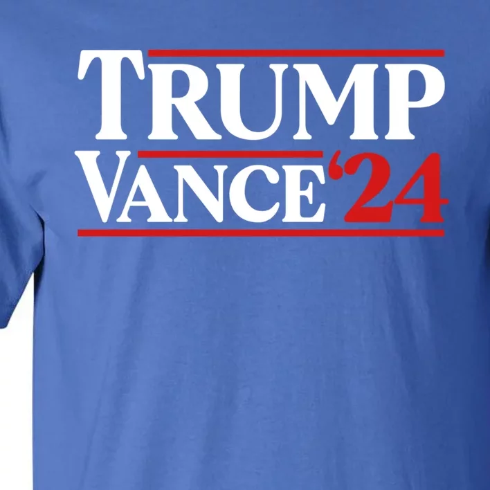 Trump Vance 2024 Donald Trump J D Vance For President Gift Tall T-Shirt