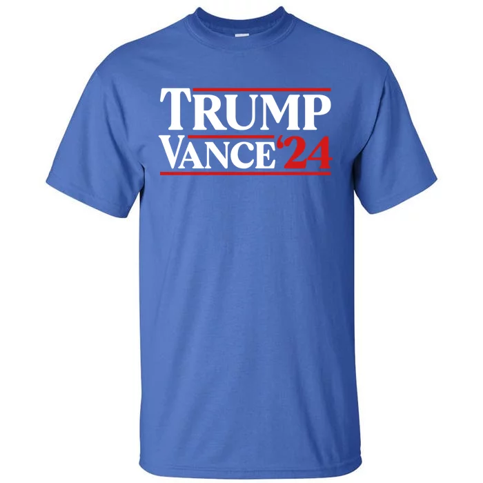 Trump Vance 2024 Donald Trump J D Vance For President Gift Tall T-Shirt