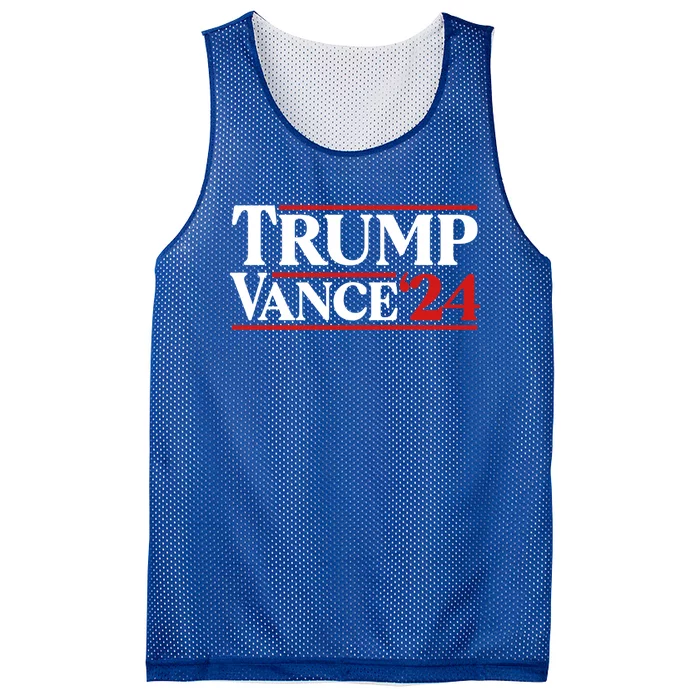 Trump Vance 2024 Donald Trump J D Vance For President Gift Mesh Reversible Basketball Jersey Tank