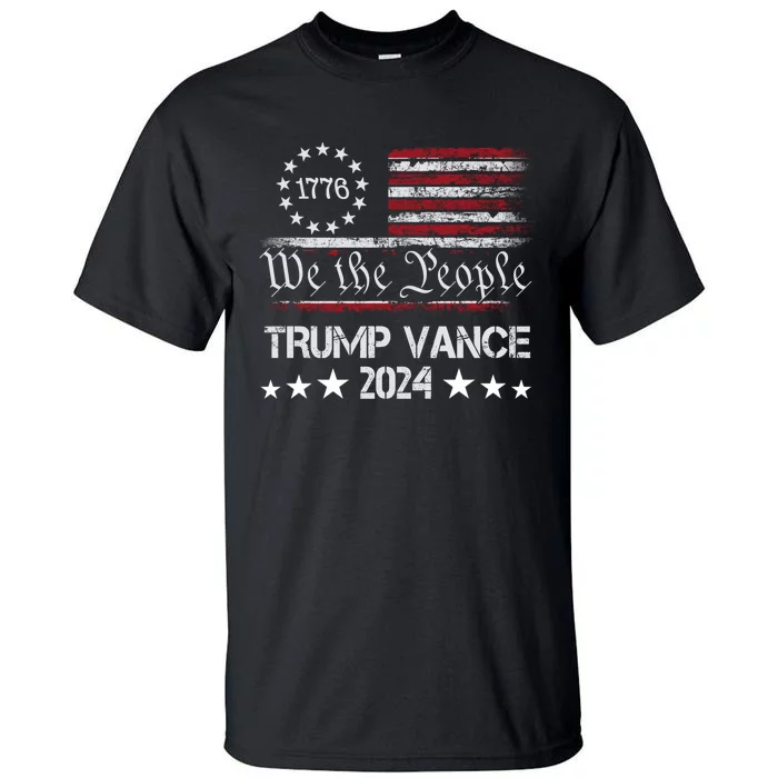 Trump Vance 2024 President Trump Supporter Reelection Tall T-Shirt