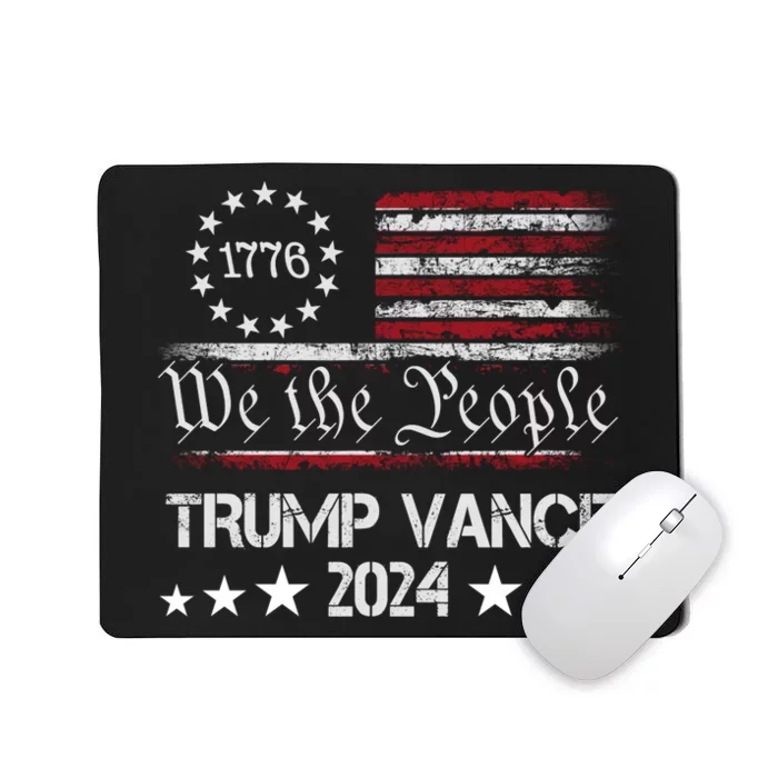 Trump Vance 2024 President Trump Supporter Reelection Mousepad