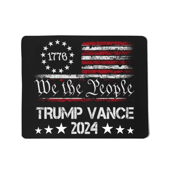 Trump Vance 2024 President Trump Supporter Reelection Mousepad