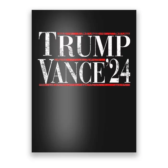 Trump Vance 24 Vintage Retro 2024 Poster