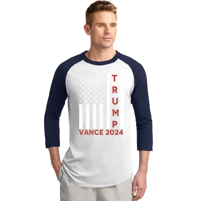 Trump Vance 2024 Baseball Sleeve Shirt