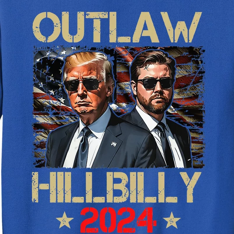 Trump Vance 2024 Donald Trump J.D. Vance Outlaw & Hill Sweatshirt