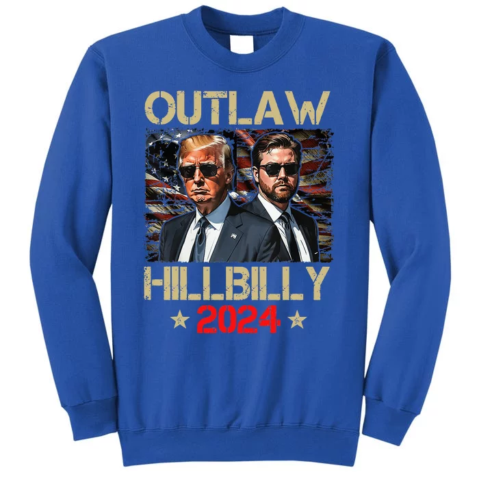 Trump Vance 2024 Donald Trump J.D. Vance Outlaw & Hill Sweatshirt