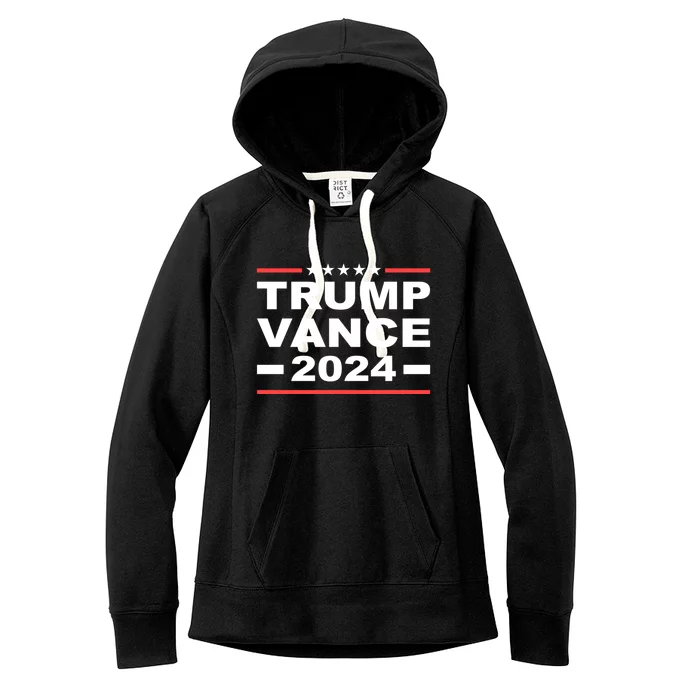 Trump Vance 2024 For President Vp Usa Election Patriotic Gift Women's Fleece Hoodie