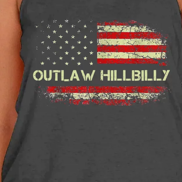 Trump Vance 2024 J.D. Vance Outlaw Hillbilly Women's Knotted Racerback Tank