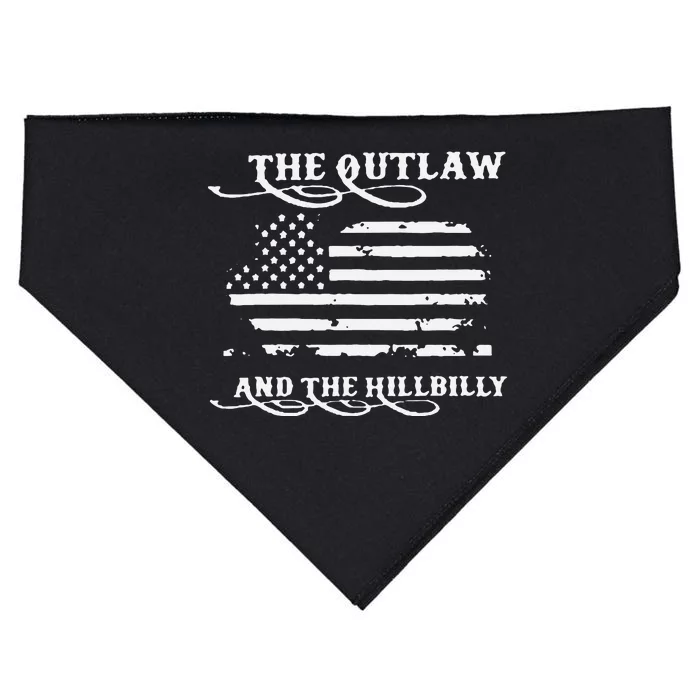 Trump Vance 2024 Outlaw Hillbilly USA-Made Doggie Bandana