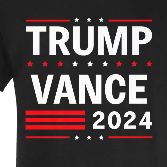 Trump Vance 2024 Vice President America Flag Usa Vote Garment-Dyed Heavyweight T-Shirt